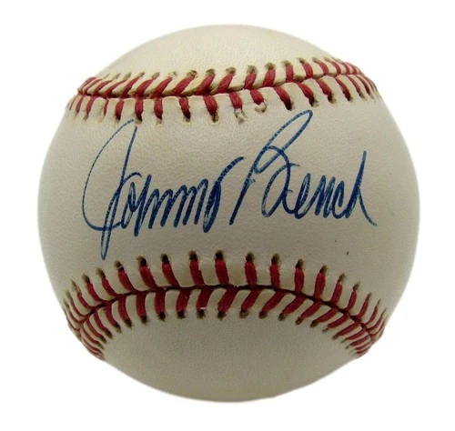 Johnny Bench HOF Signed/Autographed ONL Baseball Reds PSA/DNA 203494