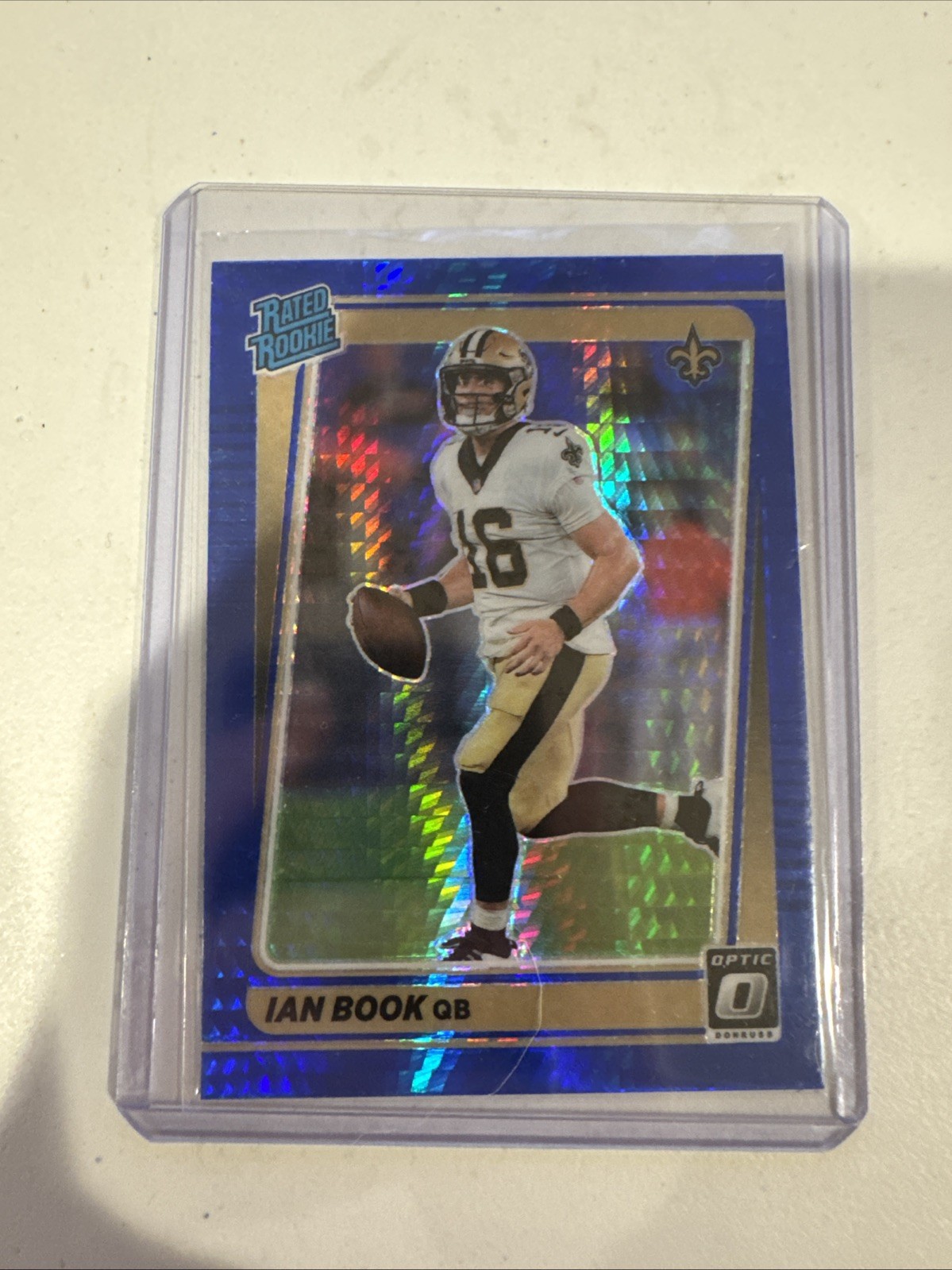 2021 Panini Donruss Optic - Rated Rookie Ian Book #227 Blue Hyper Prizm #746