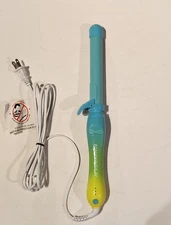 BEACHWAVER B1 Ceramic Hair Iron, Rotates w/ 3 temp Neon Ocean Ombré 1 inch BW167