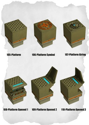 Sci Fi Tiles Platform & Symbols Pack (IS 105 to IS 110)