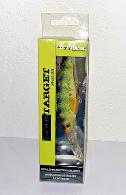Live Target Koppers Yellow Perch Fishing Lure -  3-5/8''- NOS