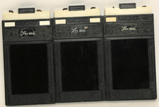 3 - Lisco Regal 2 1/4 X 3 1/4 Cut Sheet Film Holders Latest Model Near Mint