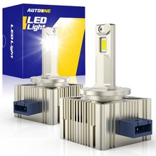 D3s D3r Led Headlight Bulbs 200w 6000k Super White Hid Xenon Conversion Kit 2pcs