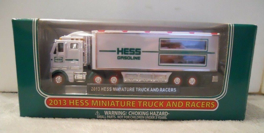 2013 Hess Truck Miniature Truck and Racers Race Cars New in Box