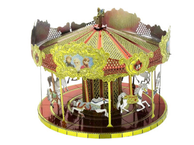 Merry Go Around Karussell Metall Modellbausatz 3D Puzzle Handwerk Geschenk Laser Cut Puzzles 