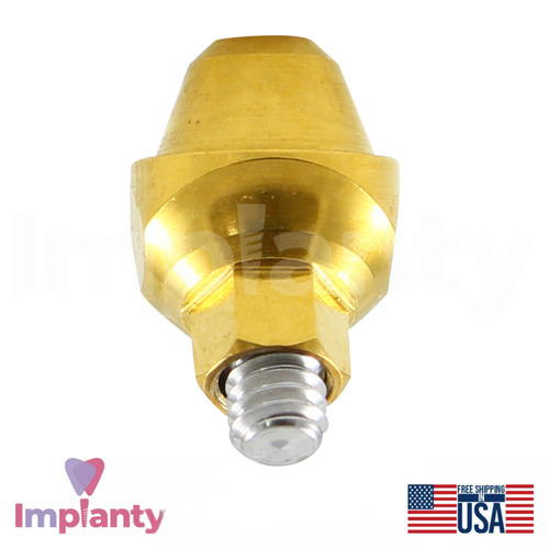 5x Prótesis Dental Angulada Multi Unidad 1.6 30° Titanio Int Hex 2.42mm - Imagen 9 de 9