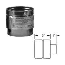3" Selkirk VP Pellet Vent Pipe Connector - 3VP-PC