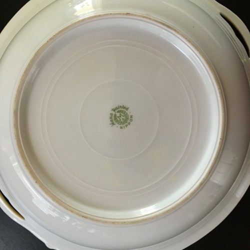 Nippon Hand Painted Cherry Blossoms ~ Gold 9-1/2" Bowl - Picture 5 of 5