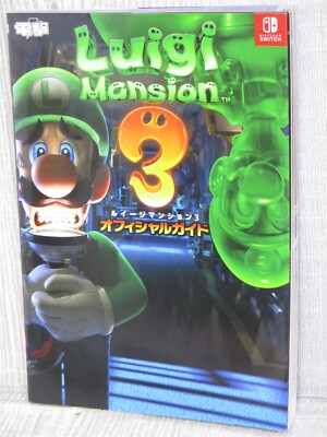 LUIGI MANSION 3 Official Guide Nintendo Switch Book 2019