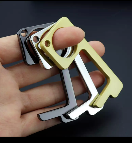 Contacless Door Opener Keyring Hand Hygiene Key Tool For Door Handle Atm Machine Ebay