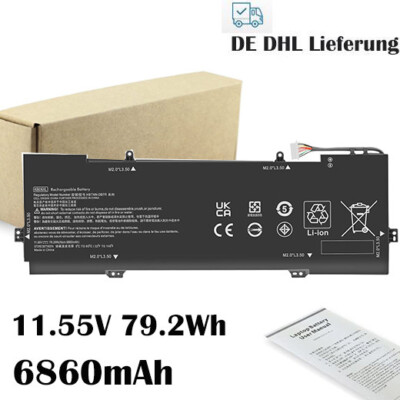 Ersatz-Akku für HP Spectre x360 15, KB06XL, HSTNN-DB7R, 902401-2C1, 902499-855