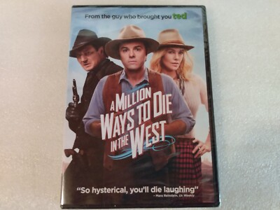 A MILLION WAYS TO DIE IN THE WEST DVD Sealed New 25192212772|