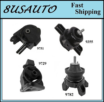 Motor Mounts For Kia Sorento 4-Piece Engine & Transmission Mount Set For KIA Sorento 2011-2013 2.4L/3.5L FWD Blower Motors For Kia Sorento Motor Mounts For Kia Sorento 4-Piece Engine & Transmission Mount Set For KIA Sorento 2011-2013 2.4L/3.5L FWD Blower Motors For Kia Sorento