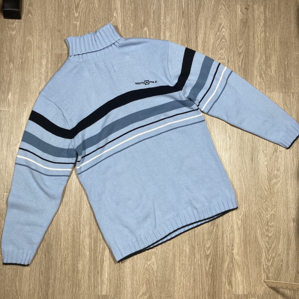 South Pole Sweater XL 90s 00s Y2k Knit Streetwear Winter Pullover 