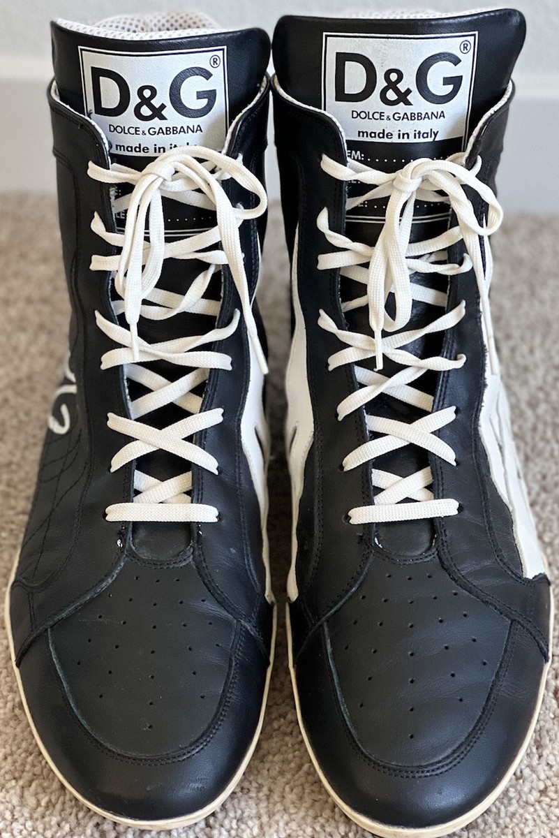 Dolce & Gabbana Mens Boxing Trainer Sneakers Vintage | eBay