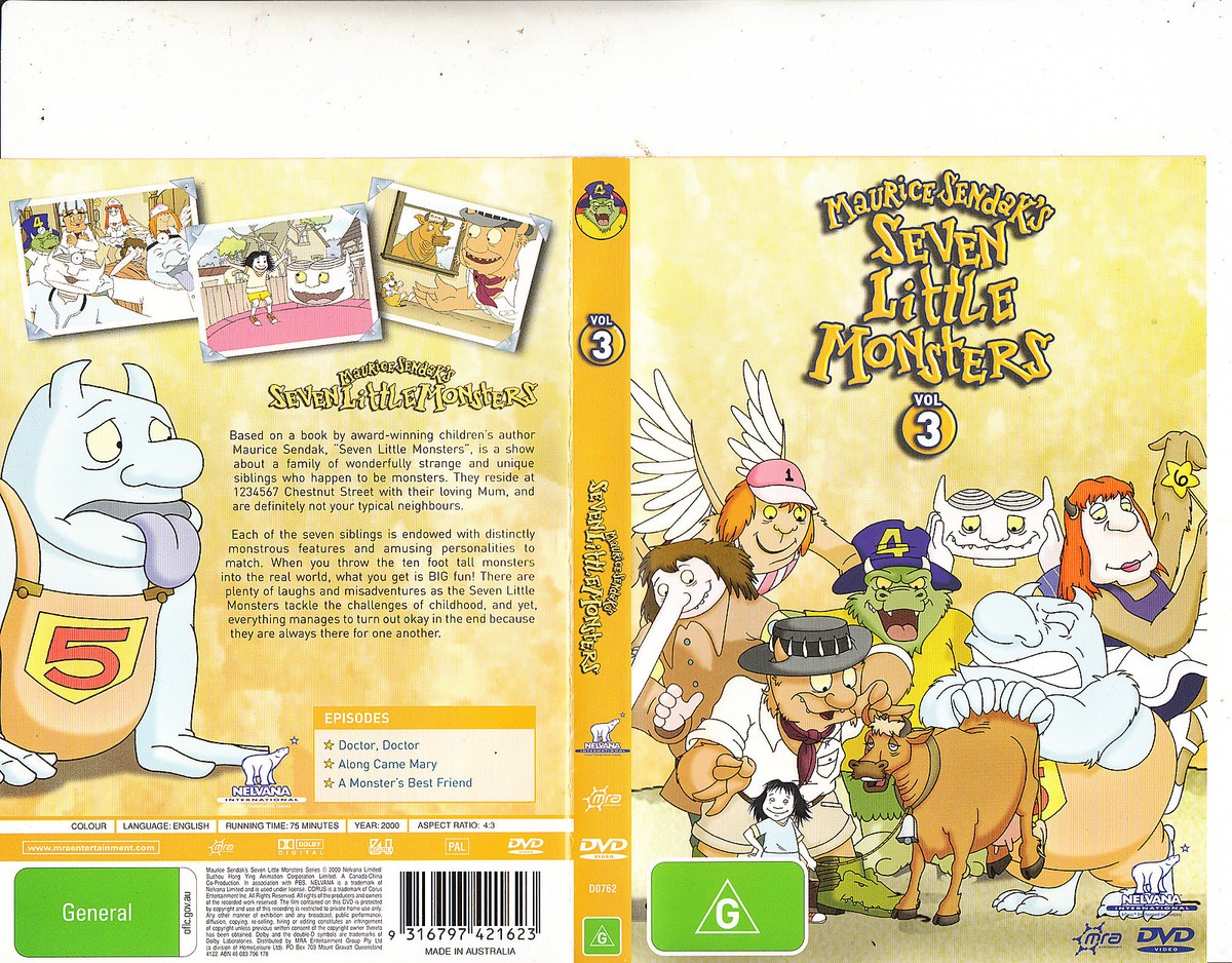 Seven Little Monsters-2000-Volume 3-[3 Episodes 75 Minutes