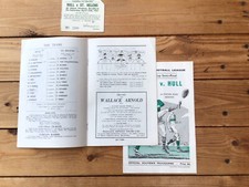 Two Rugby League Challenge Cup SF Programmes 1960/61. Hill FC St Helens Oldham