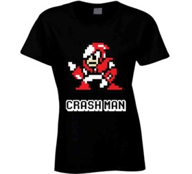 Crash Man Mega Man 2 Robot Enemy NES Video Game T Shirt