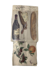 Decorative Tatouage Transfer Designs Wine Cheese Bread Fruits Bowl Carolyn Yovan