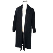 Vintage 1950s 100 Imported Cashmere Black Color Jacket/Coat Size S/M/L