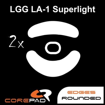 Corepad Skatez LGG LA-1 Superlight Ersatz Mausfüße Mausgleiter PTFE Teflon