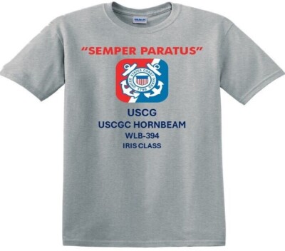 USCGC HORNBEAM  WLB-394* IRIS CLASS *SHIRTS.USCG OFFICIALLY LICENSED