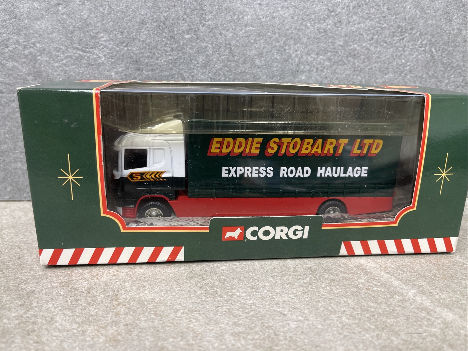Corgi 59508 - Scania Short Wheelbase Lorry - Eddie Stobart 1.64 Scale  Boxed