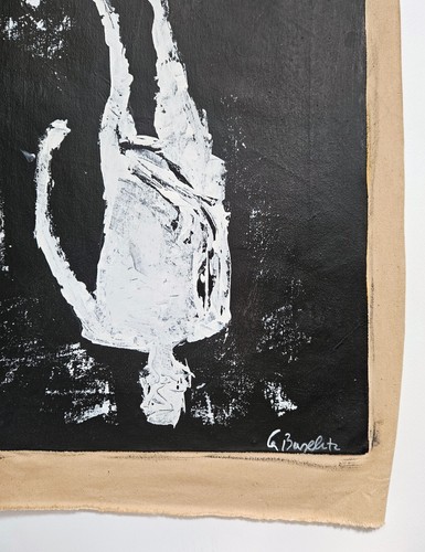 George Baselitz Inspired Figurative Expressionism – Signed Inverted Painting - Picture 3 of 5