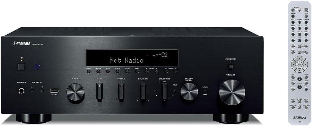 Yamaha R-N600A Network Stereo Receiver with Wi-Fi – DAC – Phono