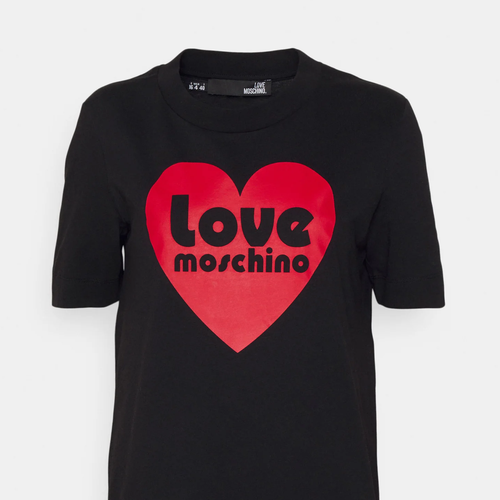 T-shirts imprimés de luxe MOSCHINO noir pour homme en ligne T-shirts imprimés de luxe MOSCHINO noir pour homme en ligne