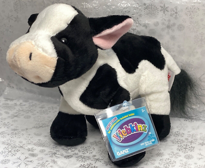 Webkinz Holstein Cow, New with sealed code tag, HM687,Rare