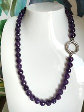 Collane E Pendagli Di Lusso Con Gemme Viola Naturale Ametista | Acquisti Online Su - Foto 2