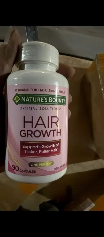 Natural Bounty Optimal Solutions Hair Growth Supplement – 90 Capsules - Image 4 of 4