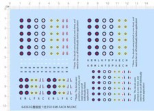 1/350 UK Royal Navy RN Carrier-Based Fighter Military Insignia Water Slide Decal
