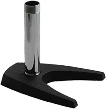 Audio2000'S AST4211 Desktop Microphone Stand with Cast-Iron U-Shaped Base