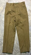 Vtg 60  s Men  s South Australia Army Wool Trousers. Size 32  X 29  .