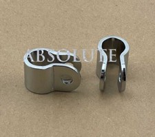 STEEL SISSY BAR CLAMPS CHROME SOLD BY PAIR