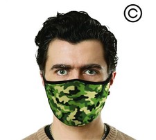GREEN CAMO Cover your face - face mask