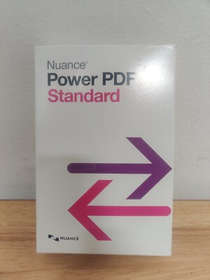 Nuance Power PDF Standard 1.0 US ENG Rev A AS09A-GG4-1.0 Very Rare Open Box  | eBay