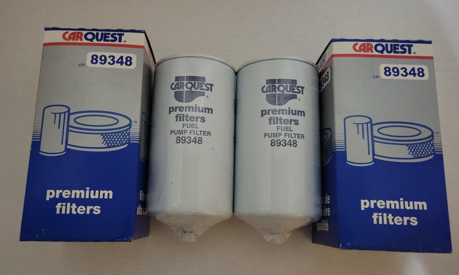 CARQUEST 89348 Fuel Filter Fits Quincy Compressors Kubota Engine for