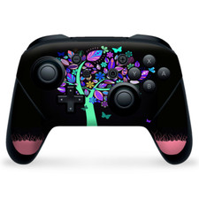 Nintendo Switch Pro Controller Skin Decal Vinyl Wrap - Living Tree Butterfly