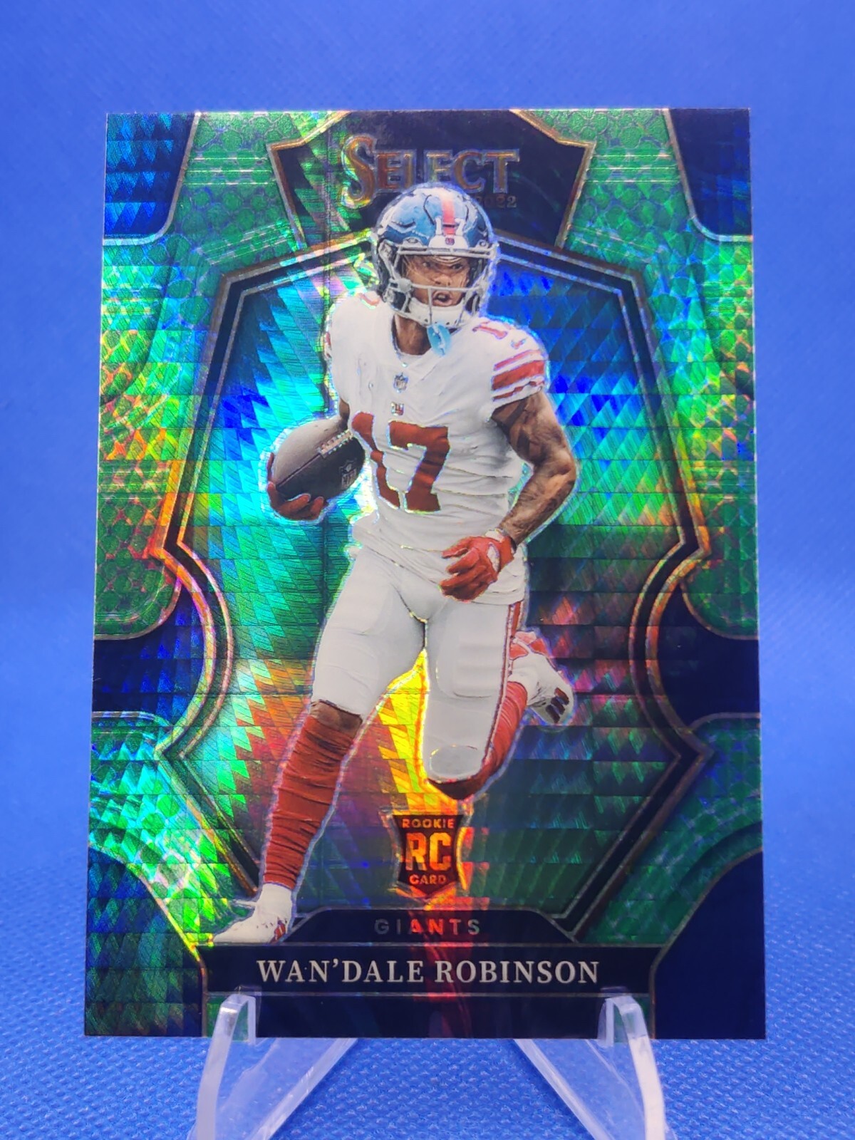 🔵 2022 Select WAN'DALE ROBINSON Rookie Premier Level Dragon Scale Prizm /89 RC