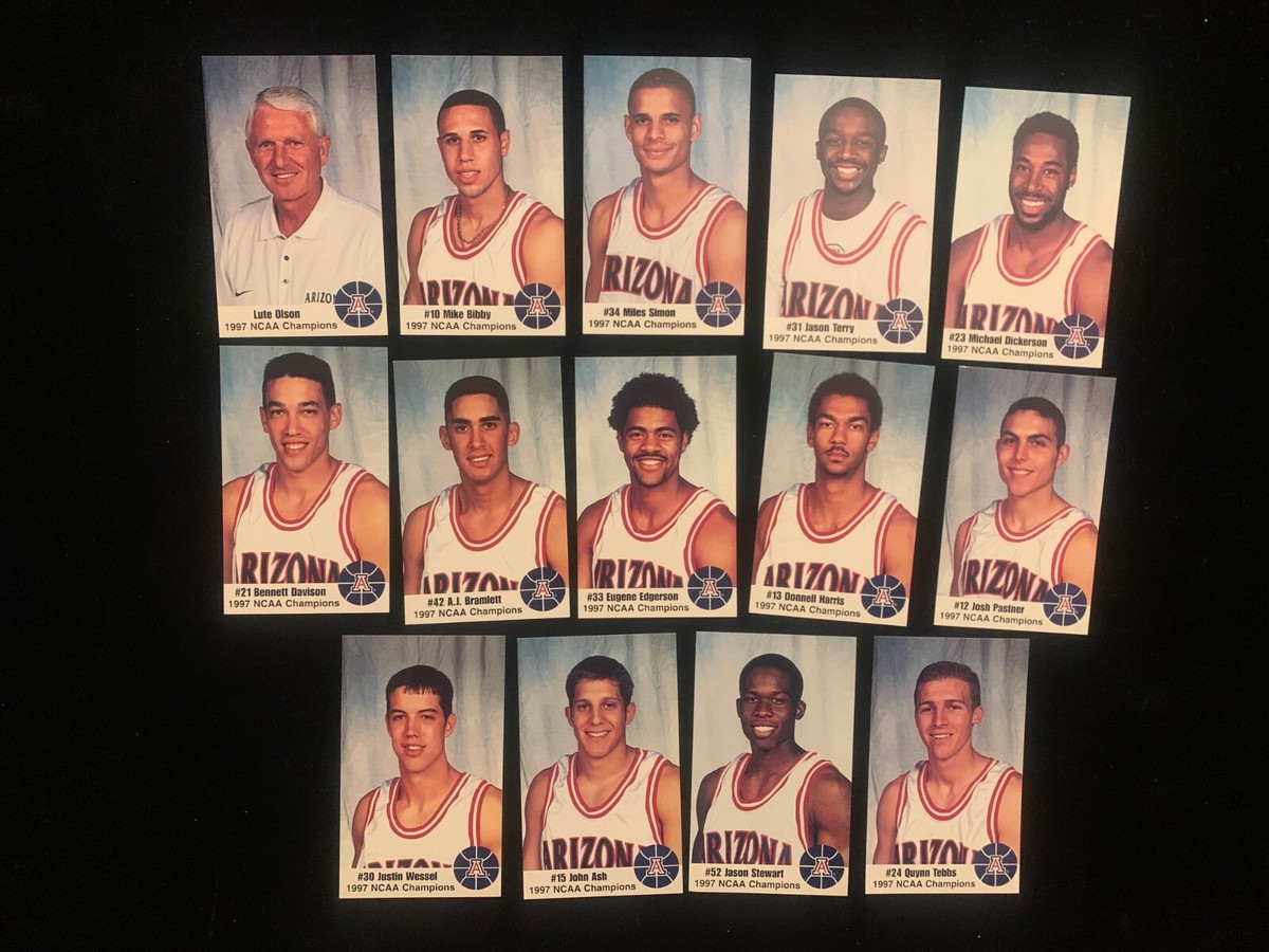 College Basketball 1997 Unc Basketball Roster Unc Chapel Hill Tar - Main Image