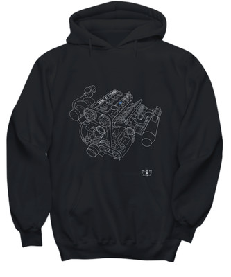 Engine Blueprint Cosworth YB turbo motor - Hoodie