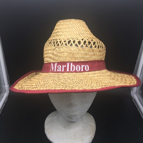 Vintage Marlboro Straw Cowboy Hat | eBay