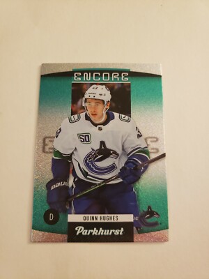 Quinn Hughes 2020-21 UD Parkhurst Encore Insert Card #E-1