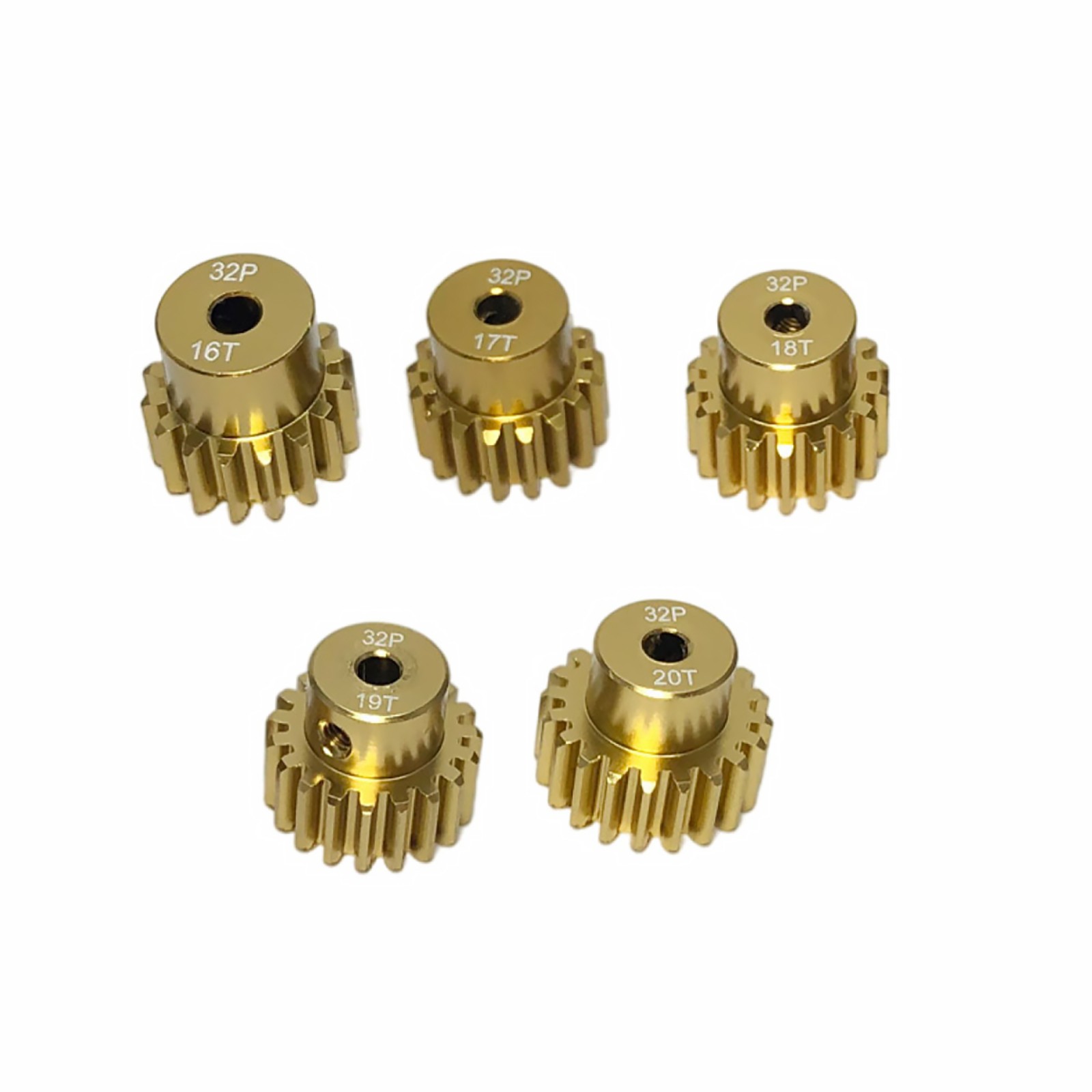 0.8M 32P 3.175mm Shaft Pinion Gears Metal Pinion Motor Gear 