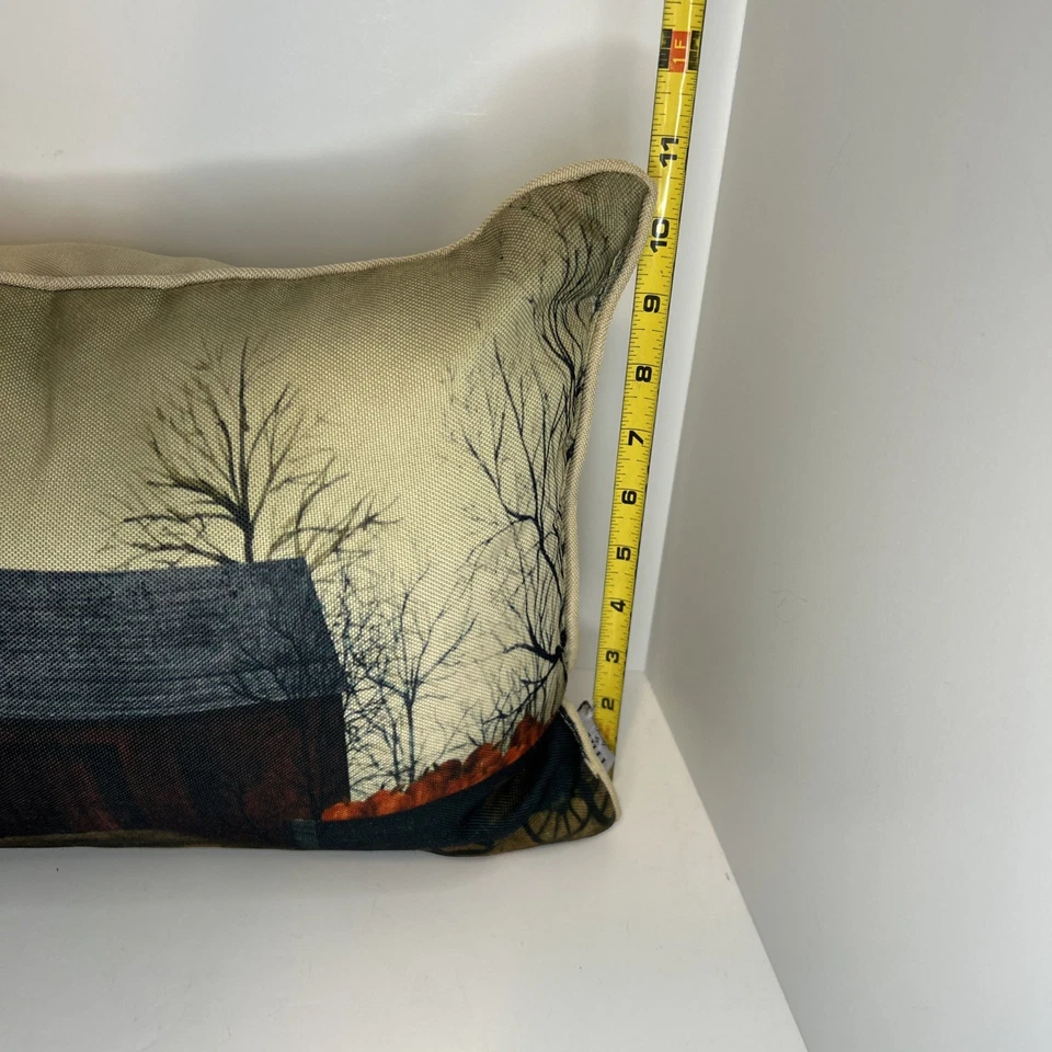 Thro от Marlo Lorenzo «Тыквы на продажу» печать поясничная подушка 23 «X 11» осени - Изображение 4 из 4