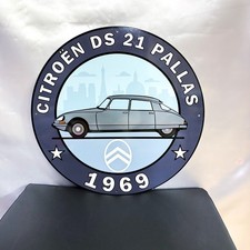 1969 Citroen DS 21 Pallas The Goddess of French Heavy Metal Sign - 19.7" (50cm)