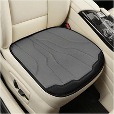Cushion Pad, Comfortable Foam Non-Slip Vehicle Front Seat Bottom P Color: Grey